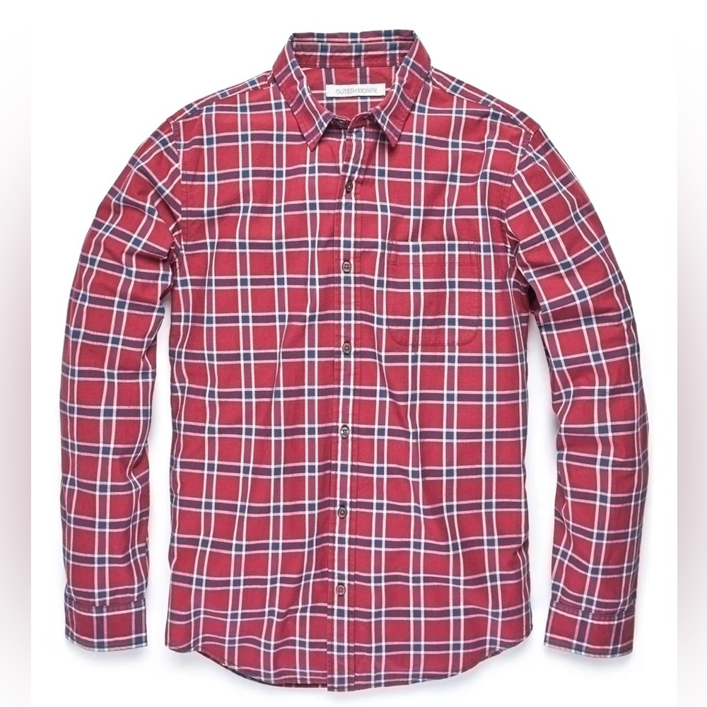 Outerknown S.E.A. Shirt - Redstone Echo Plaid / XL